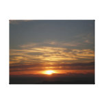 Coucher du soleil sur la plage toiles tendues sur châssis