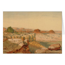 Coucher du soleil sur le désert de Kanab Carte