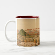 Coucher du soleil sur le désert de Kanab Tasse À Café