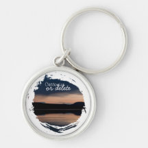 Coucher du soleil toujours ; Personnalisable Porte-clé