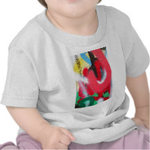 couches de peinture de graffiti t-shirt