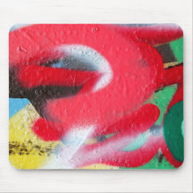couches de peinture de graffiti tapis de souris
