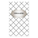 Couleur de PixDezines do-it-yourself/treillis maro Carte De Visite
