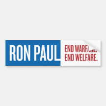 Couleur de Ron Paul Autocollants Pour Voiture