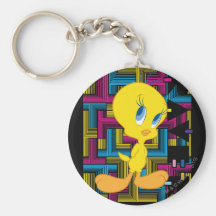Couleur électronique de Tweety Porte-clés