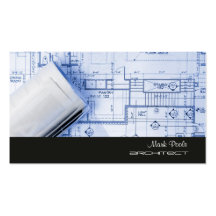 Couleur/noir à la mode de PixDezines Architect/DIY Cartes De Visite Professionnelles
