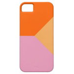 Couleur orange et rose bloquant le cas de l'iPhone coques case-mate
