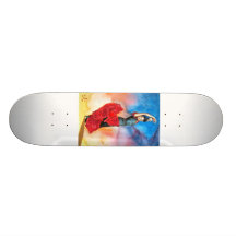 Couleur pour aquarelle de DANSEUR de FLAMENCO Skateboards Cutomisables