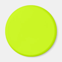 Couleur solide de la chaux #CCFF00 Magnets Pour Réfrigérateur