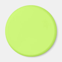 Couleur solide de la chaux #CCFF66 Magnets