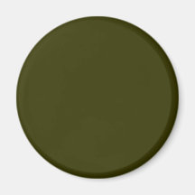 Couleur solide de l'olive #333300 magnets pour réfrigérateur