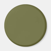 Couleur solide de l'olive #666633 aimants pour réfrigérateur
