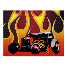 Couleur Variante 2 de 330 hot rod Carte Postale