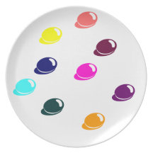 Couleurs Assiettes Pour Soirée