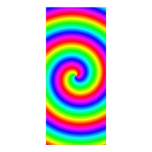 Couleurs d'arc-en-ciel. Spirale lumineuse et color Cartons D'invitation