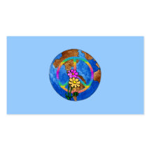 Couleurs de paix du monde cartes de visite professionnelles