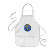 Couleurs de paix du monde tablier