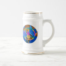 Couleurs de paix du monde tasse à café