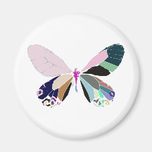 couleurs de papillon aimants pour réfrigérateur