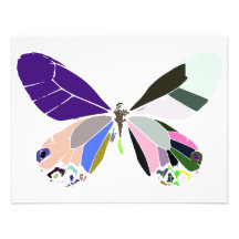 couleurs de papillon faire-part personnalisé