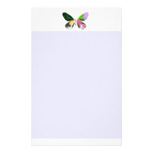 couleurs de papillon motifs pour papier à lettre