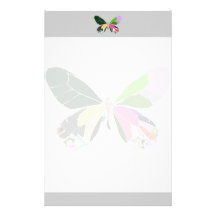 couleurs de papillon papier à lettre customisable