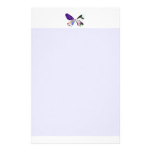 couleurs de papillon papier à lettre personnalisé