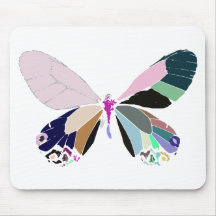 couleurs de papillon tapis de souris