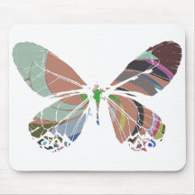 couleurs de papillon tapis de souris