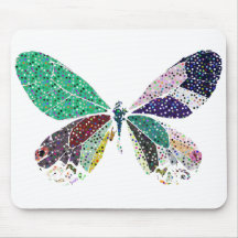 couleurs de papillon tapis de souris