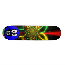 Couleurs d'excentrique de Rasta Skateboard Customisable