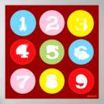 Couleurs et nombres affiche