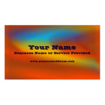Couleurs lumineuses cartes de visite professionnelles