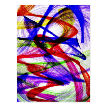 Couleurs tourbillonnantes cartes postales