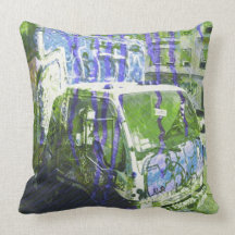 Coup de Camion-Un-Licious (amour de graffiti) Coussin