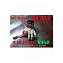 COUP DE MAIN SLAVE CARTES POSTALES