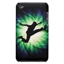 Coup-de-pied impressionnant de saut coques iPod touch 