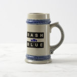 Coup et tasse bleue
