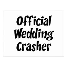 Coup retentissant de mariage carte postale