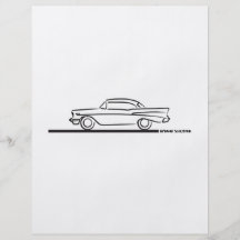 Coupé 1957 supérieur dur de Chevy Prospectus