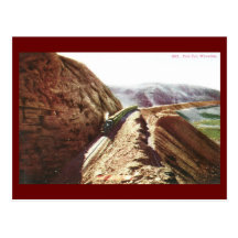Coupe de poissons de train, cru du Wyoming Carte Postale