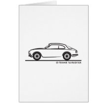 Coupé de sprint d'Alfa Romeo Guilietta Carte De Vœux