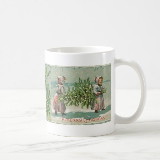 Coupe vintage d'arbre de Noël Mug