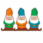 Coupes-circuit sculpture ou magnet de gnomes photo en relief