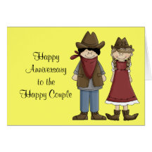Couples de bande dessinée de félicitations d'anniv carte de vœux