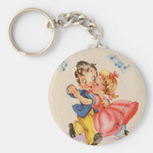 Couples de danse porte-clés