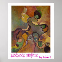 COUPLES DE DANSE AFFICHE