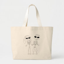Couples de mariage de plage sac de toile