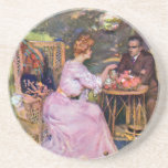 Couples dinant le fresque d'Al Dessous De Verres