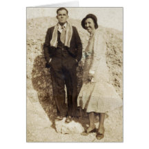 COUPLES PAR LA COLLINE CARTES DE VŒUX
